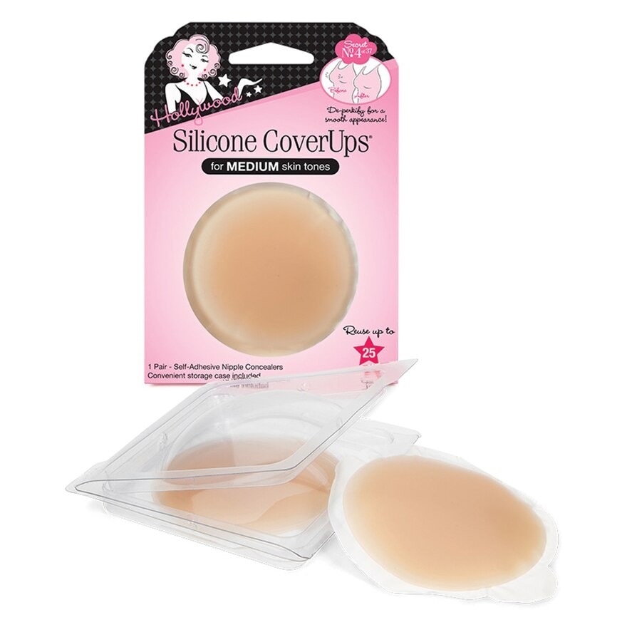 Silicone Coverups®, Medium Skin Tone, Size 1 (Pair) 1s