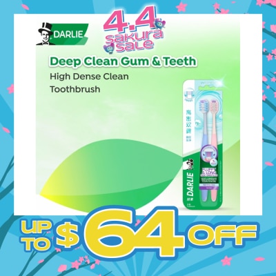 DARLIE - High Dense Clean Toothbrush (Extra Soft) 2s