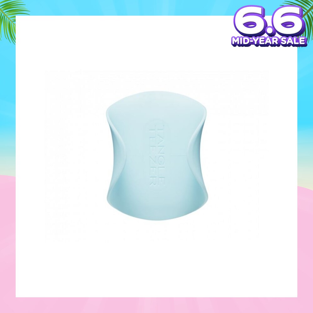 Detangler Scalp Exfoliator & Massager Seafoam Blue (For Cleanse & Detox The Scalp) 1s