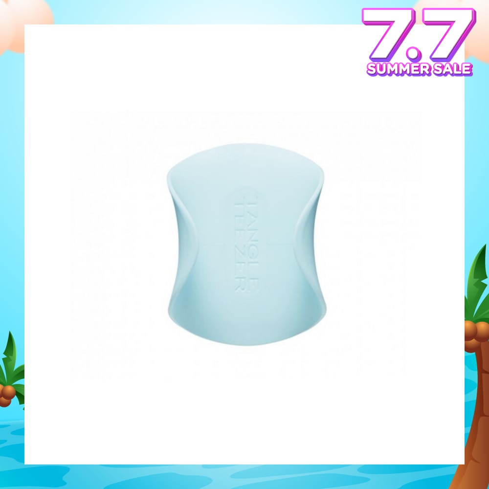 Detangler Scalp Exfoliator & Massager Seafoam Blue (For Cleanse & Detox The Scalp) 1s
