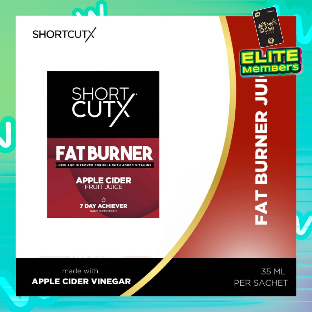 Apple Cider Vinegar Fat Burner Juice Sachet (Aids In Weight Loss + Boosts Metabolism + Blocks Carb Absorption)35ml X 7s
