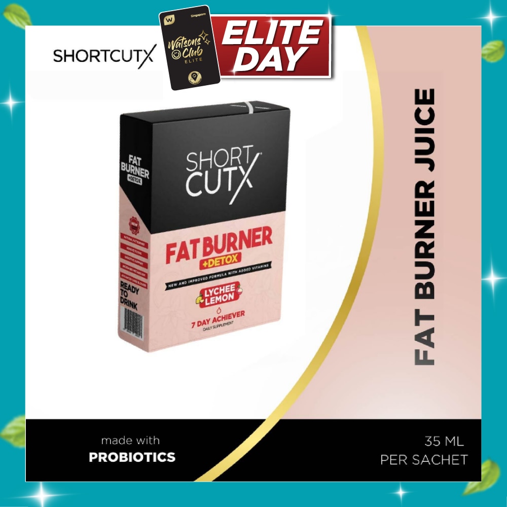 Lychee Lemon Fat Burner Sachet (Burns Fat + Boosts Metabolism + Detoxes Body) 35ml X 7s image