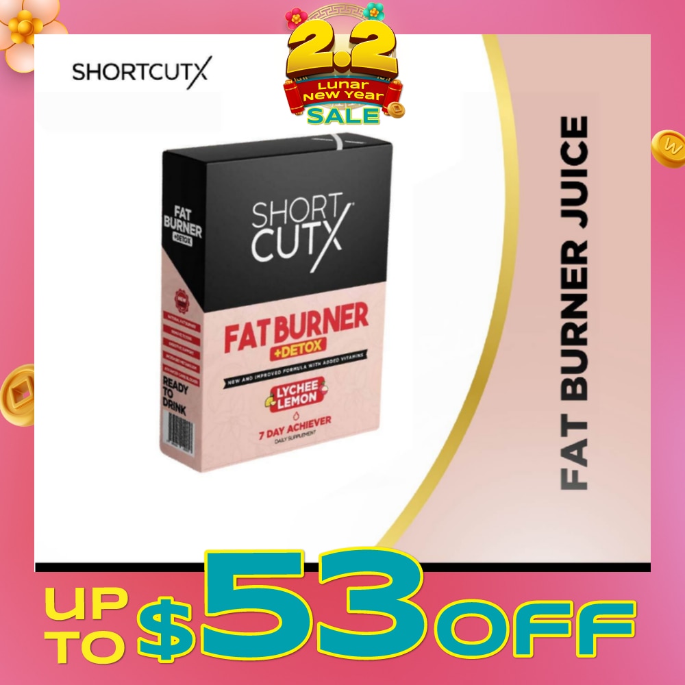 Lychee Lemon Fat Burner Sachet (Burns Fat + Boosts Metabolism + Detoxes Body) 35ml X 7s