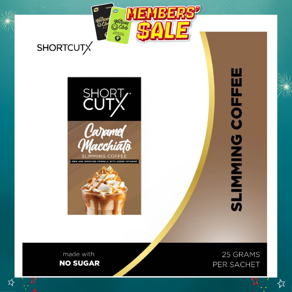 SHORTCUTX Caramel Machiatto Slimming Coffee Sachet (Curbs Appetite