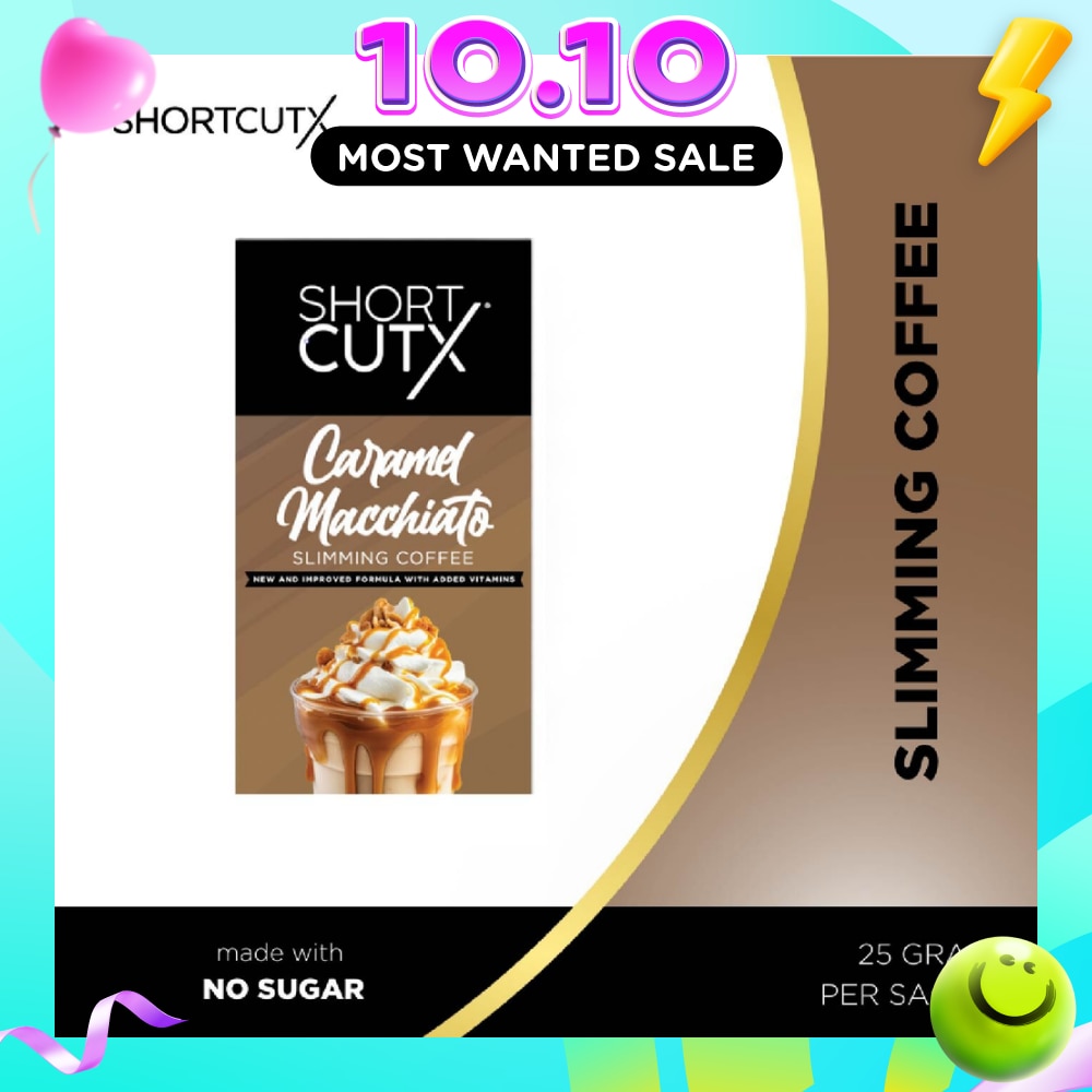 【70%OFF】 JUNsupreme クレーム　50g SHORTCUTX Caramel Machiatto Slimming Coffee Sachet (Curbs Appetite