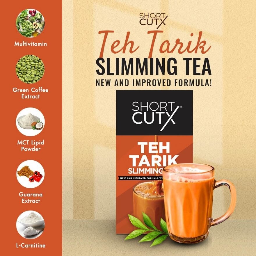 Teh Tarik Slimming Tea Sachet (Curbs Appetite + Detoxes Body + Flushes Out Toxins) 20g X 7s