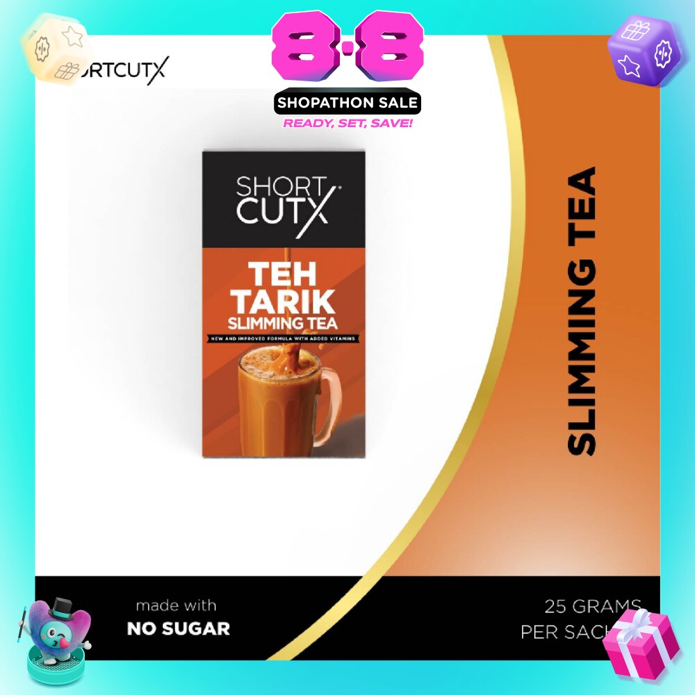 Teh Tarik Slimming Tea Sachet (Curbs Appetite + Detoxes Body + Flushes Out Toxins) 20g X 7s
