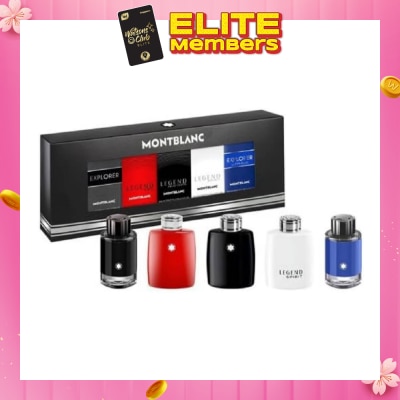 MONTBLANC Legend Mini Coffret 4.5ml Giftset consists Explorer 1s + Red 1s + Spirit 1s + Explorer Ultra Blue 1s