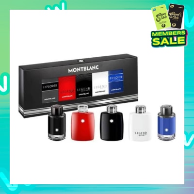 MONTBLANC Legend Mini Coffret 4.5ml Giftset consists Explorer 1s + Red 1s + Spirit 1s + Explorer Ultra Blue 1s