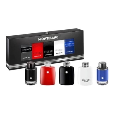 MONTBLANC [XMAS GIFT] Legend Mini Coffret 4.5ml Giftset consists Explorer 1s + Red 1s + Spirit 1s + Explorer Ultra Blue 1s