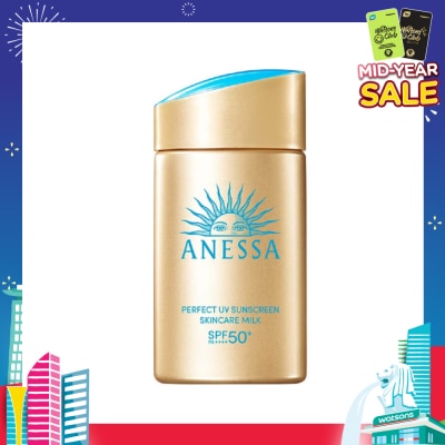 ANESSA Perfect UV Sunscreen Skincare Milk SPF50+ PA++++ (For face & Body) 60ml