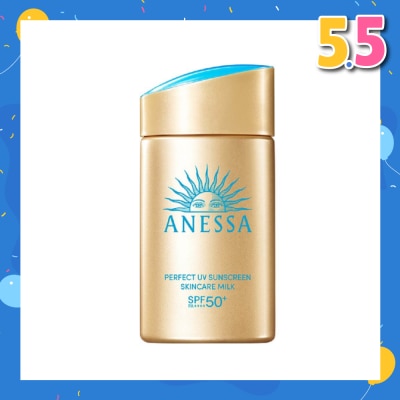 ANESSA Perfect UV Sunscreen Skincare Milk SPF50+ PA++++ (For face & Body) 60ml