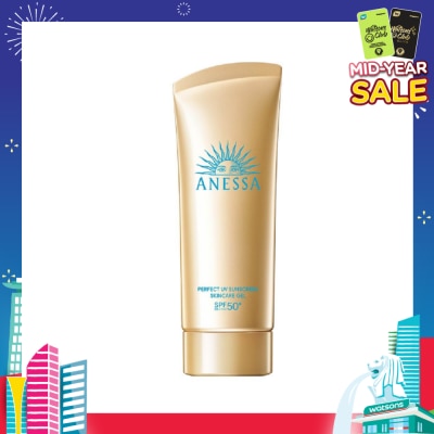 ANESSA Perfect UV Sunscreen Skincare Gel SPF50+ PA++++ (For Face & Body + 12HR Lasting Hydration) 90g