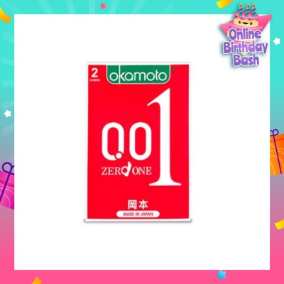 OKAMOTO® 001 Hydro Polyurethane Ultra Thin Condom