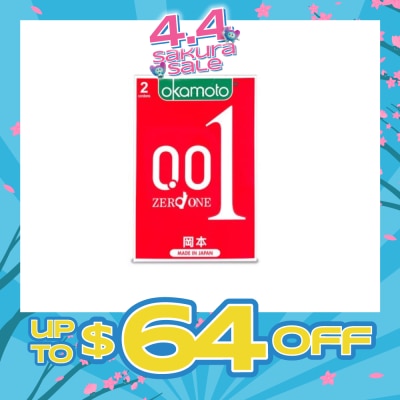 OKAMOTO® - 001 Hydro Polyurethane Ultra Thin Condom