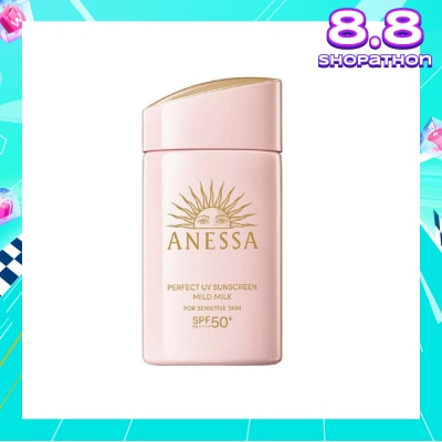ANESSA Perfect UV Sunscreen Mild Milk SPF50+ PA++++ (For Face & Body) 60ml