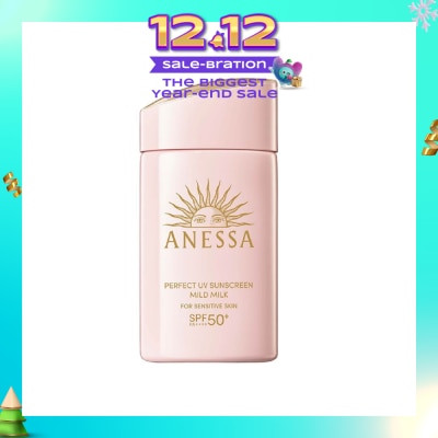 ANESSA Perfect UV Sunscreen Mild Milk SPF50+ PA++++ (For Face & Body) 60ml