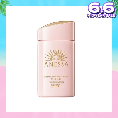 ANESSA Perfect UV Sunscreen Mild Milk SPF50+ PA++++ (For Face & Body) 60ml