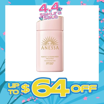 ANESSA - Perfect UV Sunscreen Mild Milk SPF50+ PA++++ (For Face & Body) 60ml