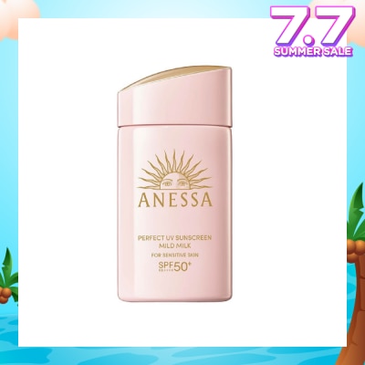 ANESSA Perfect UV Sunscreen Mild Milk SPF50+ PA++++ (For Face & Body) 60ml