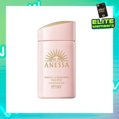 ANESSA Perfect UV Sunscreen Mild Milk SPF50+ PA++++ (For Face & Body) 60ml