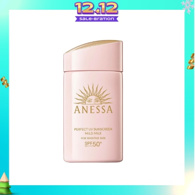 ANESSA Perfect UV Sunscreen Mild Milk SPF50+ PA++++ (For Face & Body) 60ml