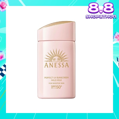 ANESSA Perfect UV Sunscreen Mild Milk SPF50+ PA++++ (For Face & Body) 60ml