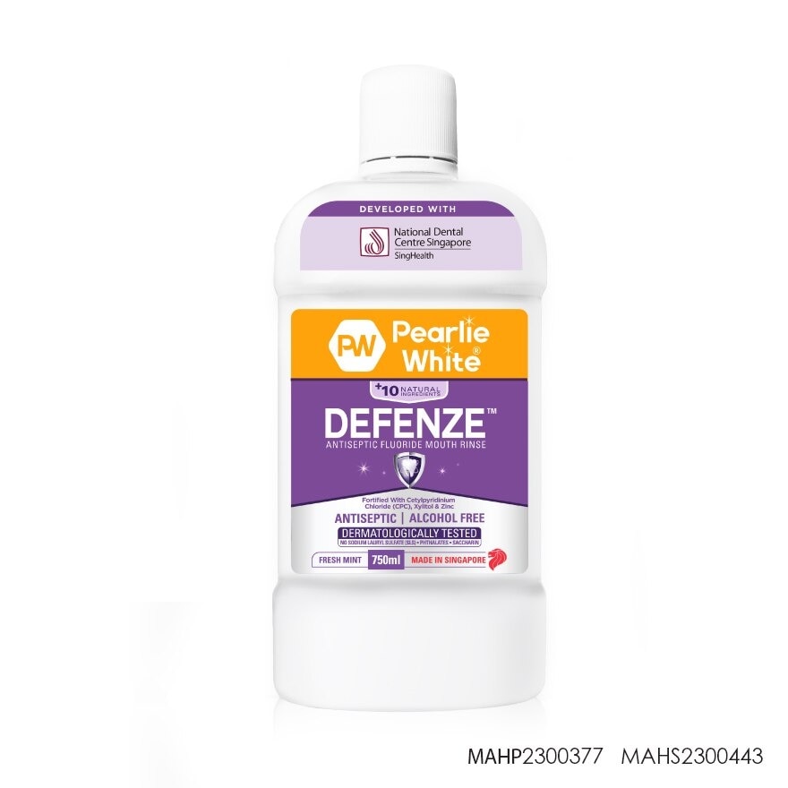 Defenze Antiseptic Fluoride Mouth Rinse 750ml