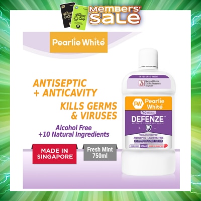 PEARLIE WHITE® - Defenze Antiseptic Fluoride Mouth Rinse 750ml