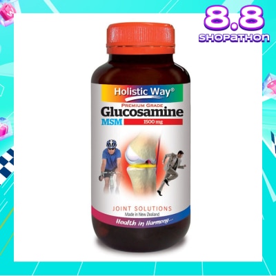 HOLISTIC WAY Glucosamine 1500mg + MSM 90 Capsules
