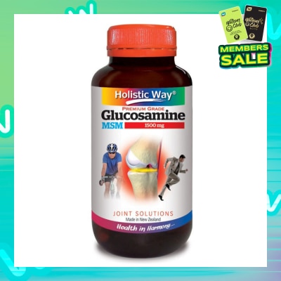 HOLISTIC WAY Glucosamine 1500mg + MSM 90 Capsules