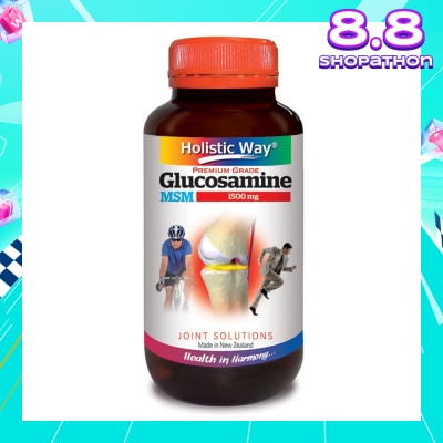 HOLISTIC WAY Glucosamine 1500mg + MSM 90 Capsules
