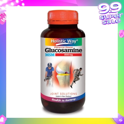 HOLISTIC WAY Glucosamine 1500mg + MSM 90 Capsules