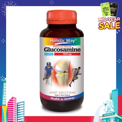 HOLISTIC WAY Glucosamine 1500mg + MSM 90 Capsules