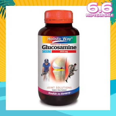 HOLISTIC WAY Glucosamine 1500mg + MSM 90 Capsules