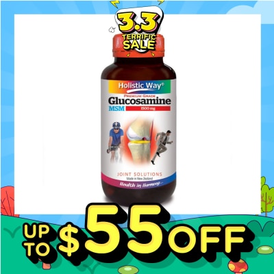 HOLISTIC WAY Glucosamine 1500mg + MSM 90 Capsules