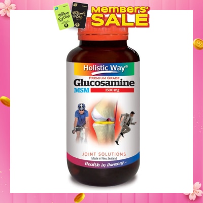 HOLISTIC WAY Glucosamine 1500mg + MSM 90 Capsules
