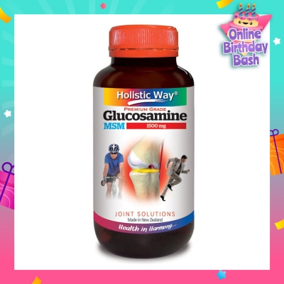 HOLISTIC WAY Glucosamine 1500mg + MSM 90 Capsules
