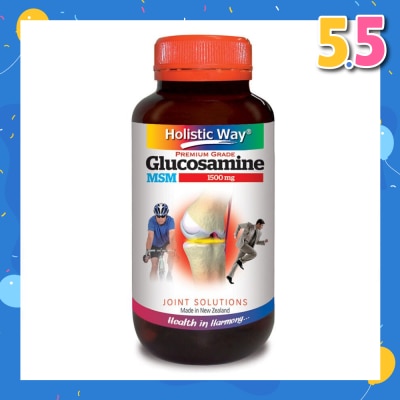 HOLISTIC WAY Glucosamine 1500mg + MSM 90 Capsules
