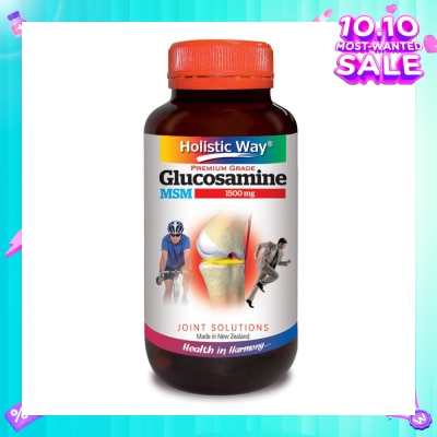HOLISTIC WAY Glucosamine 1500mg + MSM 90 Capsules