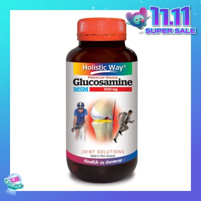 HOLISTIC WAY Glucosamine 1500mg + MSM 90 Capsules