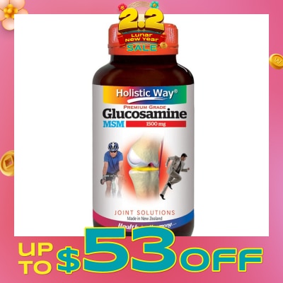 HOLISTIC WAY Glucosamine 1500mg + MSM 90 Capsules