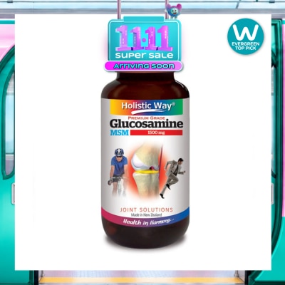 HOLISTIC WAY Glucosamine 1500mg + MSM 90 Capsules image