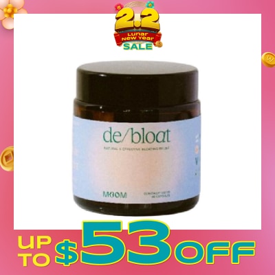 MOOM HEALTH De Bloat (Natural Bloating And Digestive Relief In Under 60 Minutes) 45s