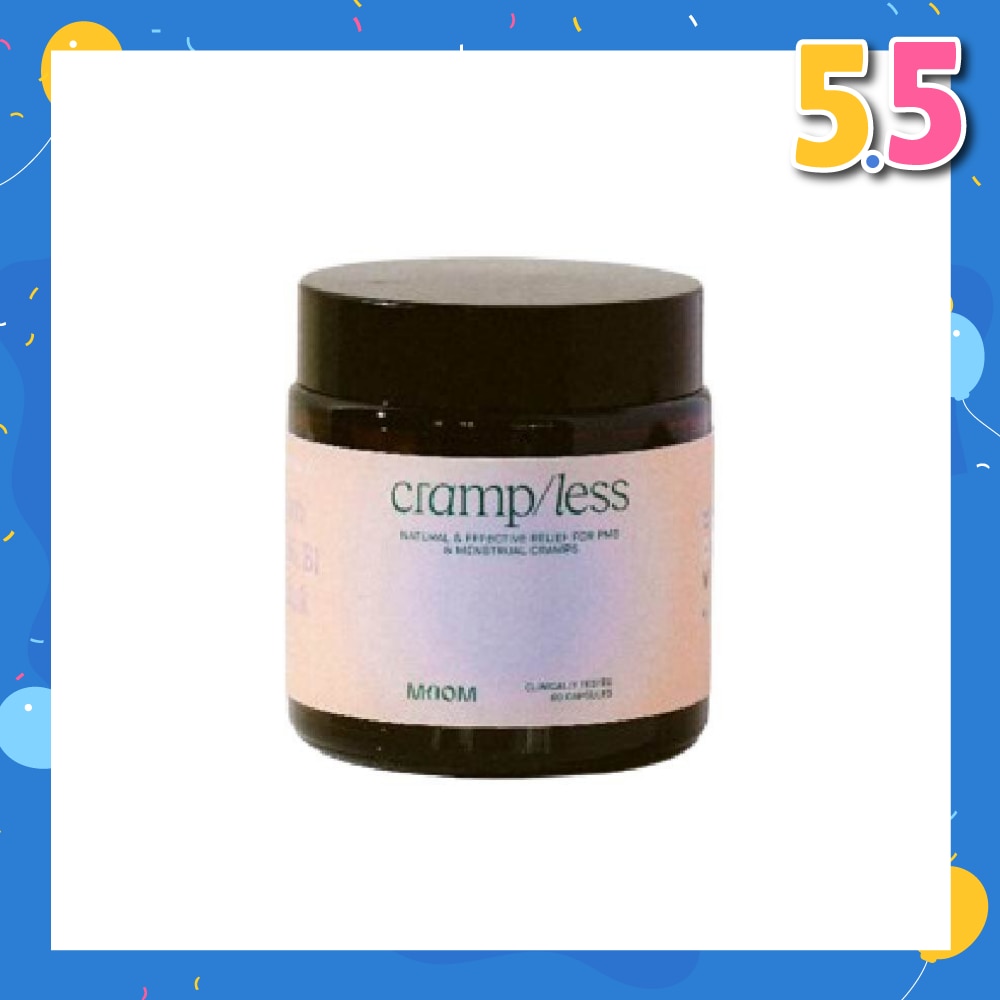 Cramp Less (Natural And Effective Supplement For Pain Relief From Pms And Menstrual Cramps) 60s