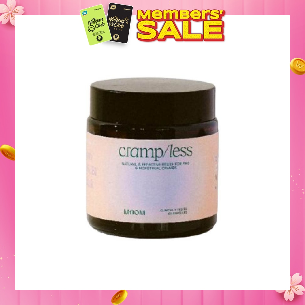 Cramp Less (Natural And Effective Supplement For Pain Relief From Pms And Menstrual Cramps) 60s (Expiry: Jun`2026)