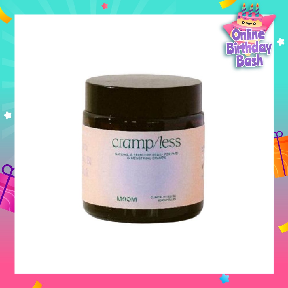 Cramp Less (Natural And Effective Supplement For Pain Relief From Pms And Menstrual Cramps) 60s