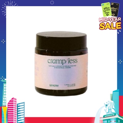 MOOM HEALTH Cramp Less (Natural And Effective Supplement For Pain Relief From Pms And Menstrual Cramps) 60s
