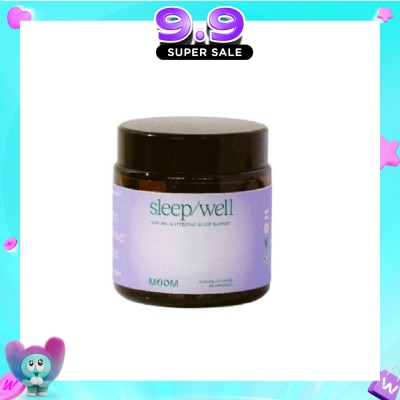 MOOM HEALTH - Sleep Well (Natural Support For Restful Sleep And Energized Mornings In Under 60 Minute) 45s image