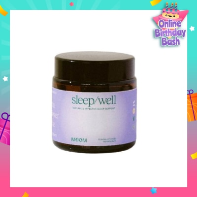 MOOM HEALTH Sleep Well (Natural Support For Restful Sleep And Energized Mornings In Under 60 Minute) 45s